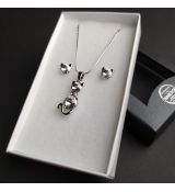 Souprava kočka s kameny Swarovski®