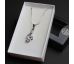 Náhrdelník houslový klíč s kameny Swarovski®