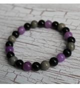 Náramek Onyx - Jaspis - Jadeit