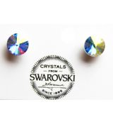 Náušnice RIVOLI puzety 6mm - Crystal AB