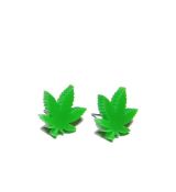 Náušnice plexi pecky - ganja Z