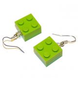 Náušnice LEGO - zelené