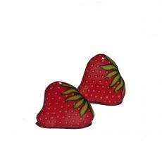 Náušnice - pecky jahůdky