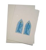 Blahopřání vánoční - ruční papír 05