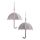 Náušnice NEREZ OCEL - deštníky