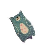 Brož smaltovaná - medvídek