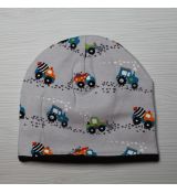 Dětská zimní čepice STROJE - vel.42/44