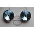 Náušnice RIVOLI klapky 14mm - Aquamarine