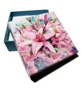 Krabička lilie - 80x80x25mm