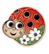 Keramická magnetka - beruška