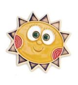 Keramická magnetka - sluníčko