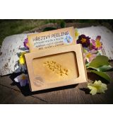Přírodní mýdlo - HŘEJIVÝ PEELING - med a zázvor