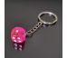 Klíčenka hrací kostka - růžová
