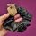 Saténová scrunchie gumička - černá