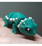 3D Agama zelená