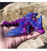3D drak OKŘÍDLENÝ galaxy