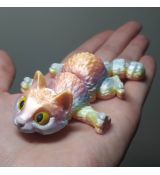 3D Kočka duhová perleť