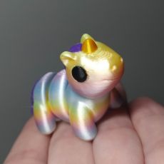3D Jednorožec perleť MINI