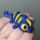 3D Chameleon MINI modrožlutý