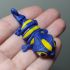 3D Chameleon MINI modrožlutý