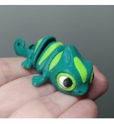 3D Chameleon MINI smaragdový