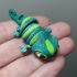 3D Chameleon MINI smaragdový