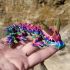 3D drak STŘEDNÍ rainbow