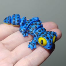 3D Gekon modrý MINI
