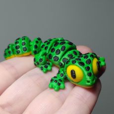 3D Gekon zelený MINI