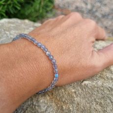 Náramek LABRADORIT fazetovaný 4mm