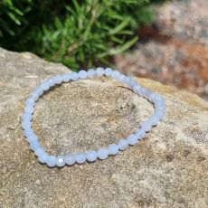 Náramek CHALCEDON fazetovaný 4mm