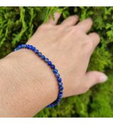 Náramek LAPIS LAZULI fazetovaný 4mm