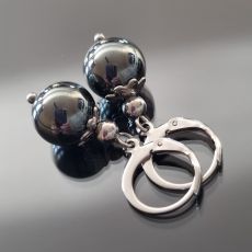 Náušnice HEMATIT 10mm