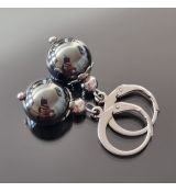 Náušnice HEMATIT 12mm