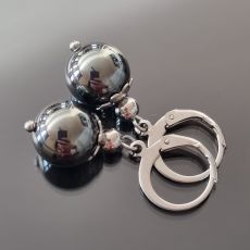 Náušnice HEMATIT 12mm