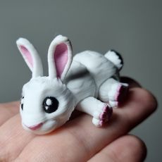3D Zajíc bílý MINI
