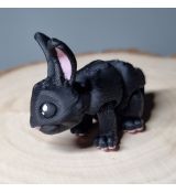 3D Zajíc černý MINI