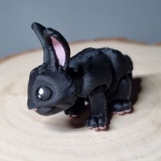 3D Zajíc černý MINI