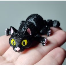 3D Kočka černá MINI