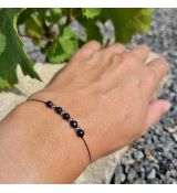 Náramek ONYX šňůrkový 4mm