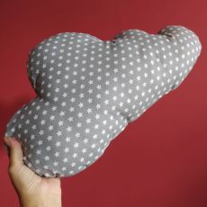 Polštářek mráček - šedý