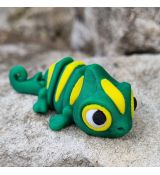 3D Chameleon MINI zelenožlutý