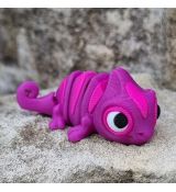 3D Chameleon MINI fialovorůžový II