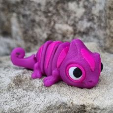 3D Chameleon MINI fialovorůžový II