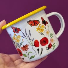 Plecháček - letní kvítí a motýli II