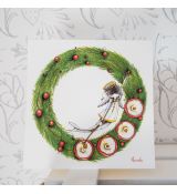 Blahopřání H vánoční velké - adventní věnec