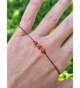 Náramek GOLDSTONE ZLATÝ šňůrkový 4mm