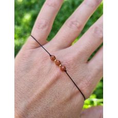 Náramek GOLDSTONE ZLATÝ šňůrkový 4mm