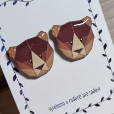 Náušnice - pecky medvědi