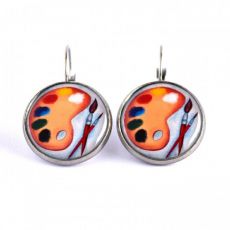 Náušnice nerez - malířka